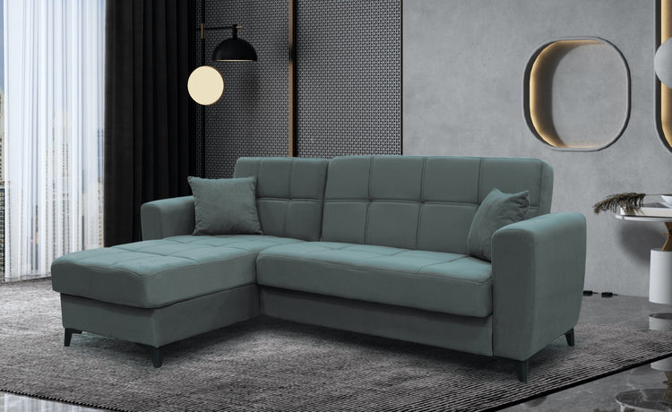 Coltar extensibil New Dynamic, cu spatiu depozitare, gri