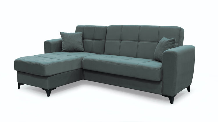 Coltar extensibil New Dynamic, cu spatiu depozitare, gri