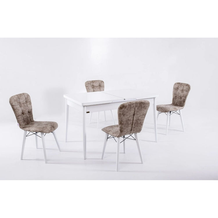 Set Masă Extensibilă cu 4 Scaune Bello - La Cucu