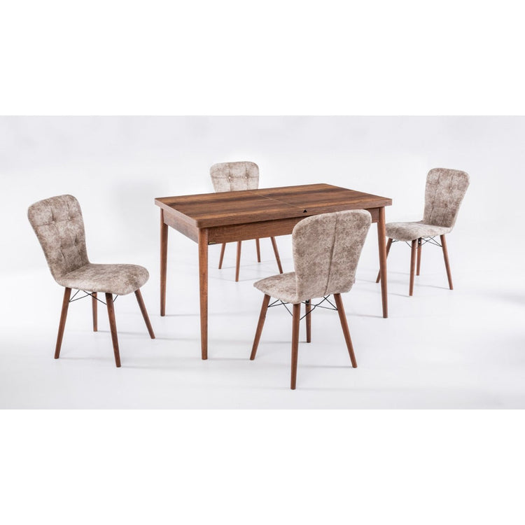 Set Masă Extensibilă cu 4 Scaune Bello - La Cucu