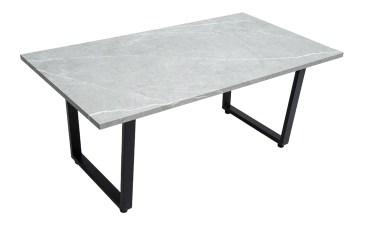Masa cafea HT-156, 110x60 cm, alb, MDF