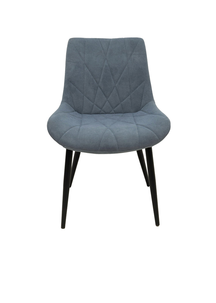 Scaun ML-1, tapitat stofa, albastru