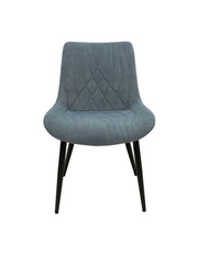 Scaun ML-2, tapitat stofa, albastru