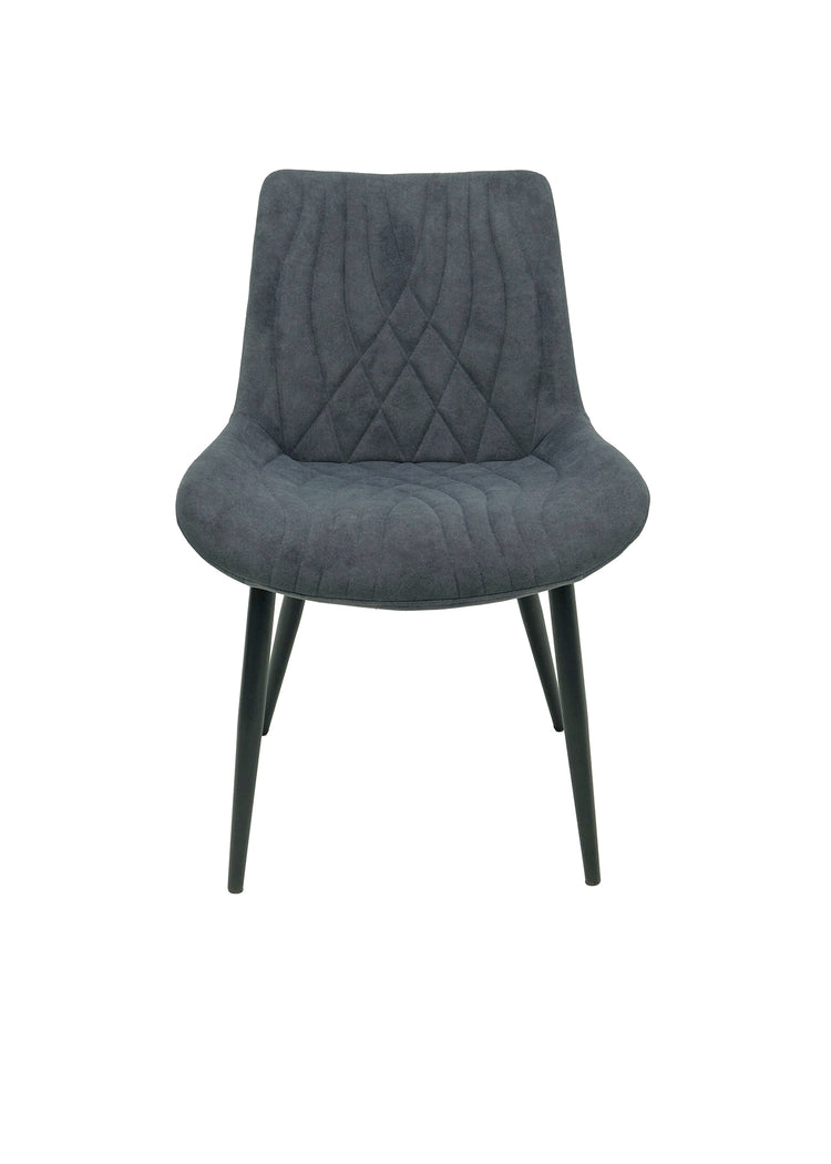 Scaun ML-2, tapitat stofa, gri