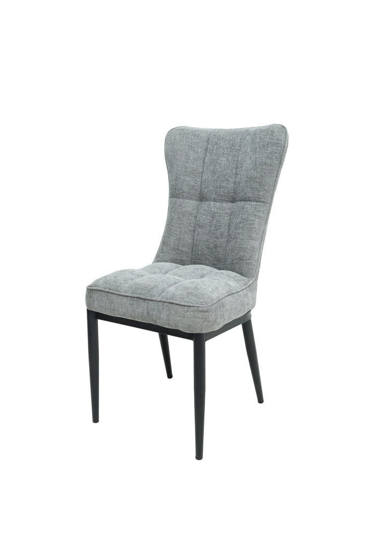 Scaun ML-3, tapitat stofa, gri