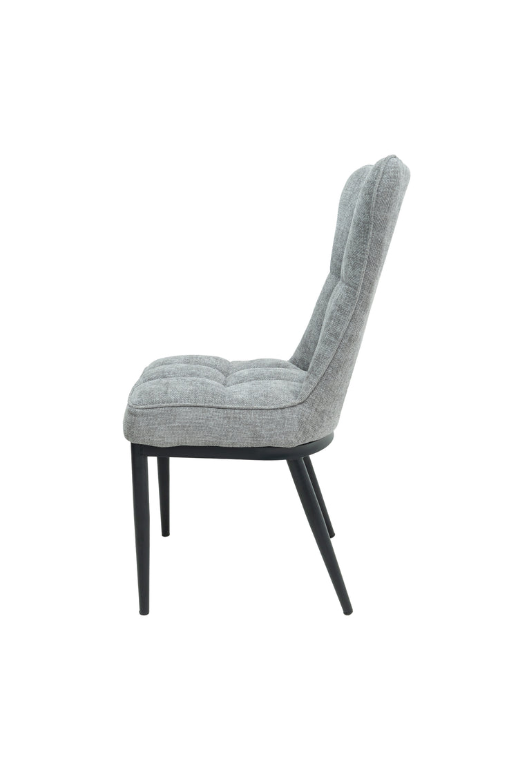 Scaun ML-3, tapitat stofa, gri