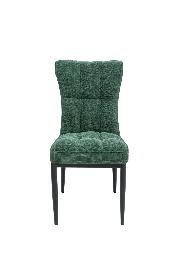 Scaun ML-3, tapitat stofa, verde