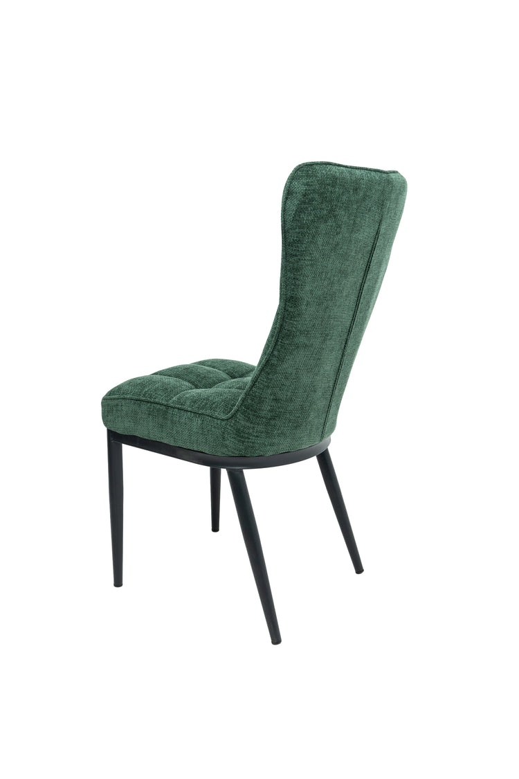 Scaun ML-3, tapitat stofa, verde