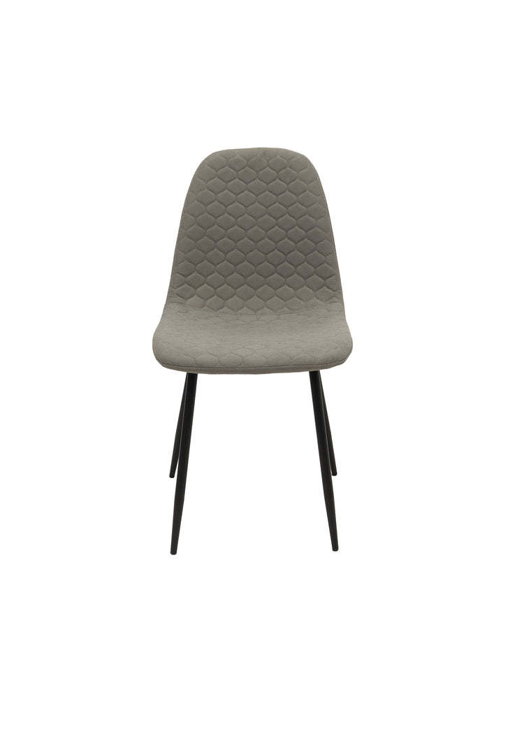 Scaun ML-6, tapitat stofa, gri