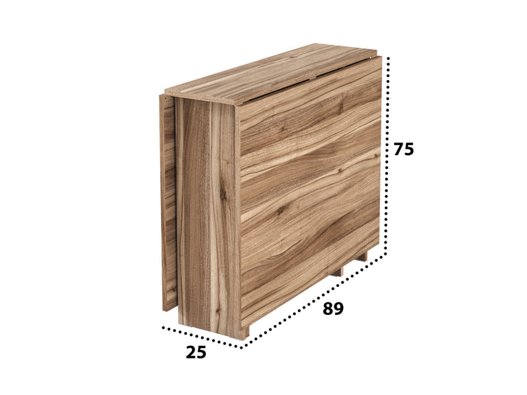 Masa pliabila fold, 161x75x89 cm, nuc