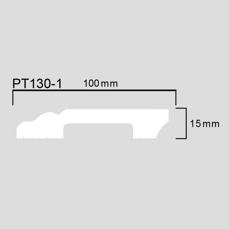 Plinta parchet din polimer dur, latime 100 mm