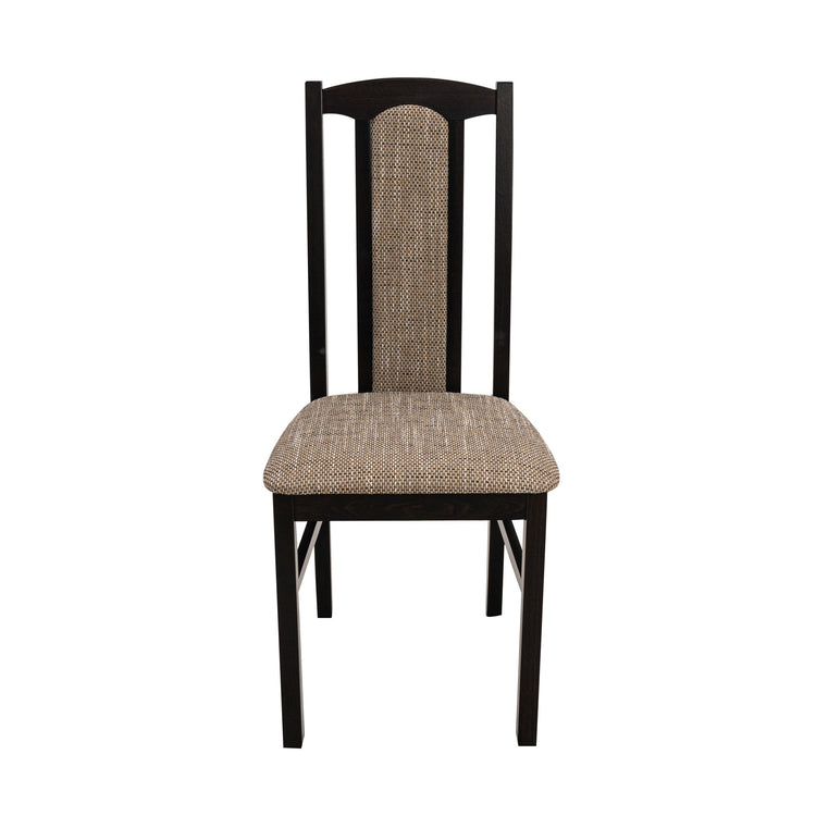 Scaun din lemn masiv de fag tapitat cu stofa s-37 boss7 w2, wenge
