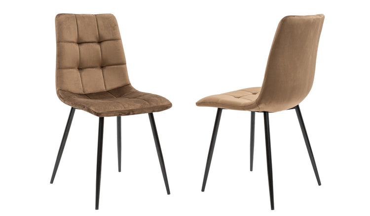 Scaun living, tapitat cu stofa, s-155