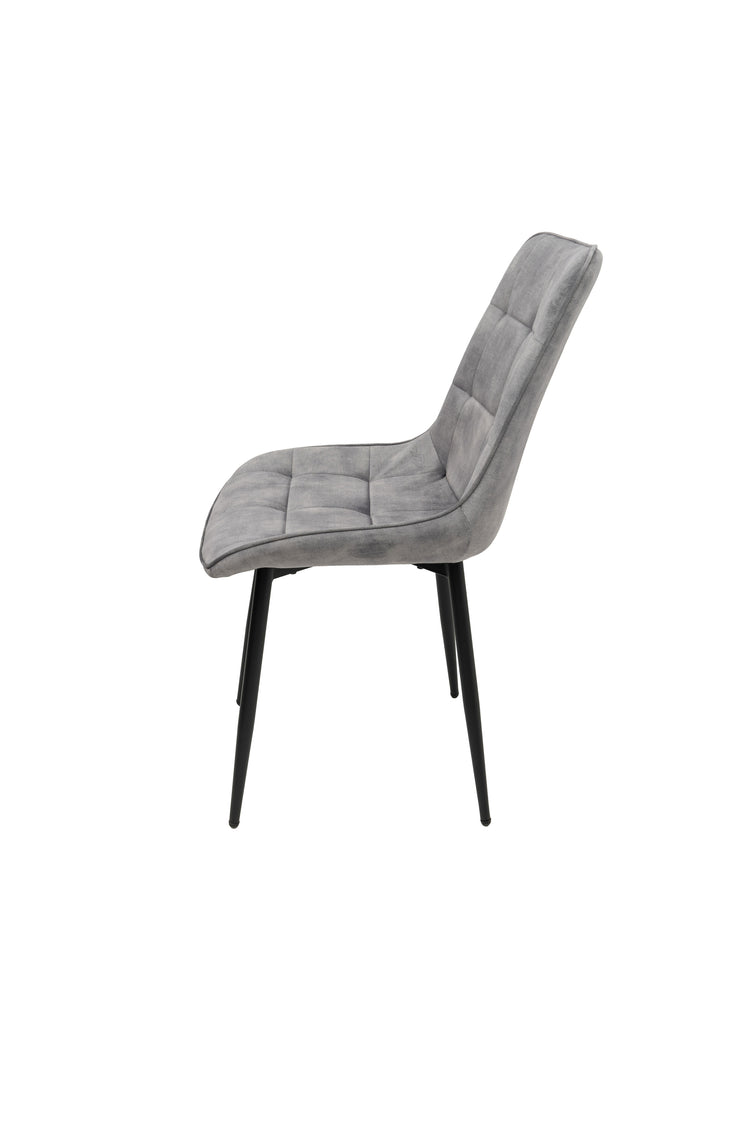 Scaun living HT1, stofa, gri