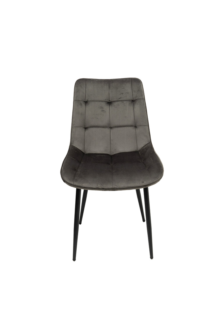 Scaun living HT2, stofa, gri