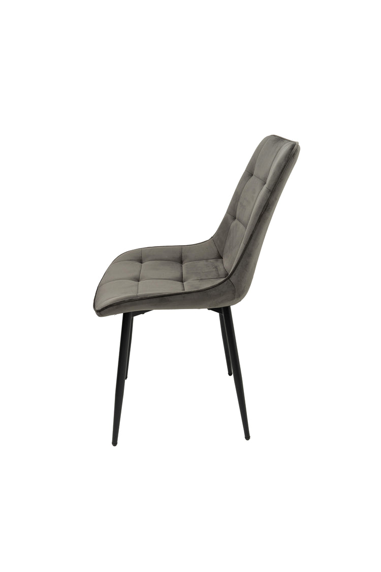 Scaun living HT2, stofa, gri