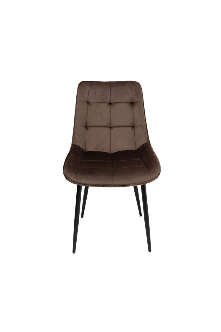 Scaun living HT2, stofa, maro