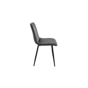 Scaun Living Tapițat S-206, Gri - La Cucu
