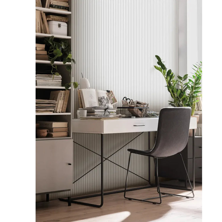 Riflaj decorativ Alb -Linerio XS -Line Wave- 1 buc