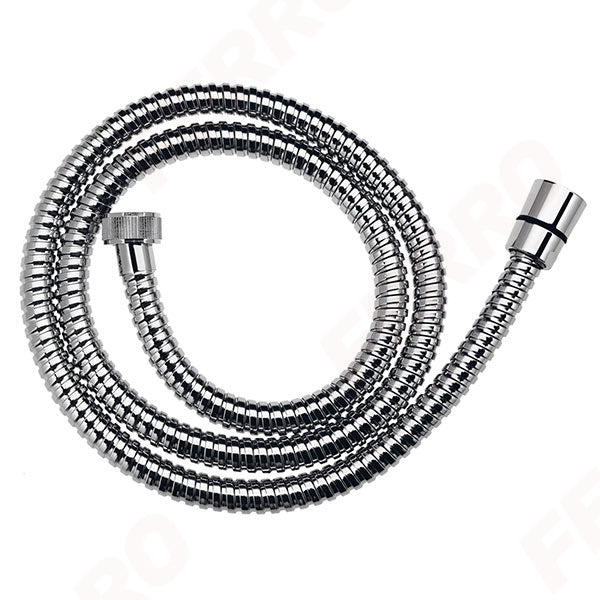 Furtun flexibil pentru dus, metalic, crom, 120 cm - La Cucu