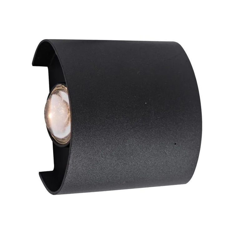 Aplică Atlantis Exterior, 2W, Negru, 3000K