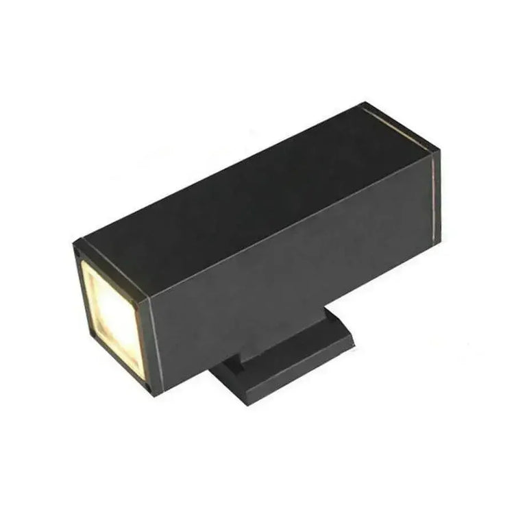 Aplică Exterior Vali, 2*GU10, Negru, Metal și Sticlă