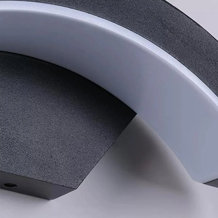 Aplică LED de Exterior Harera, 12W, Metal, Negru