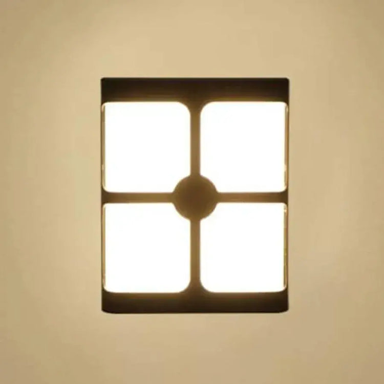 Aplică LED Exterior Timeea, 20W, Negru, 6000K