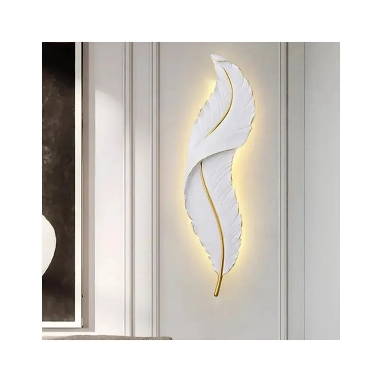 Aplica LED Pena 65cm Alb Auriu, AD500/650WH