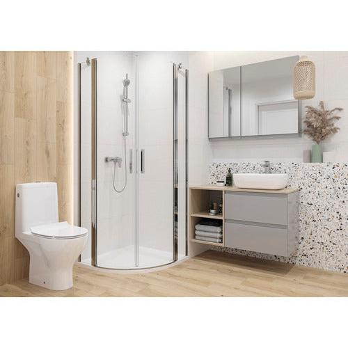 Set vas WC cu rezervor, mecanism și capac Cersanit Moduo 674, cu margine de clătire, alb - La Cucu