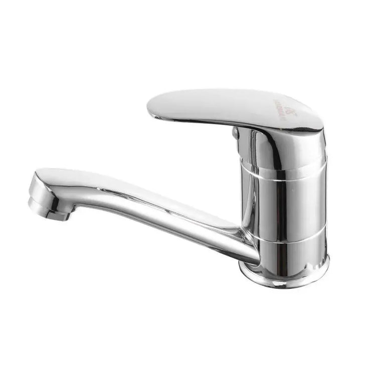 Baterie Lavoar Korman Technik, Pipa Pivotanta, Lungime 18CM, Cartus Ceramic, Crom, Racord Inclus BM018