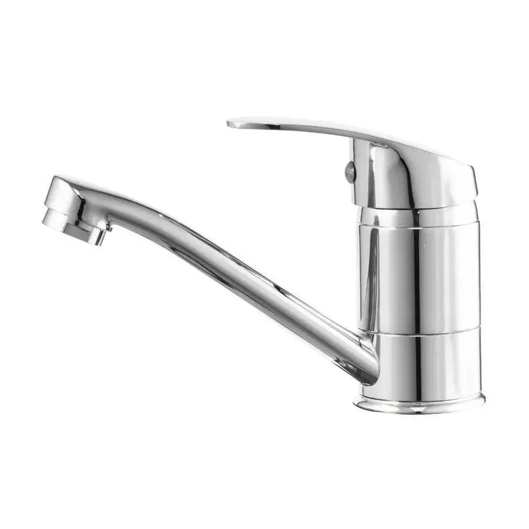 Baterie Lavoar Korman Technik, Pipa Pivotanta, Lungime 15CM, Cartus Ceramic, Crom, Racord Inclus, BM015