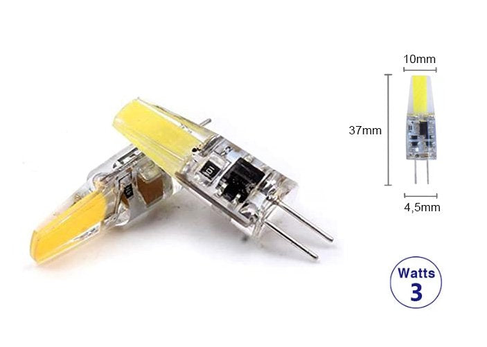 Bec Led – G4 COB 230v/3w 6400k