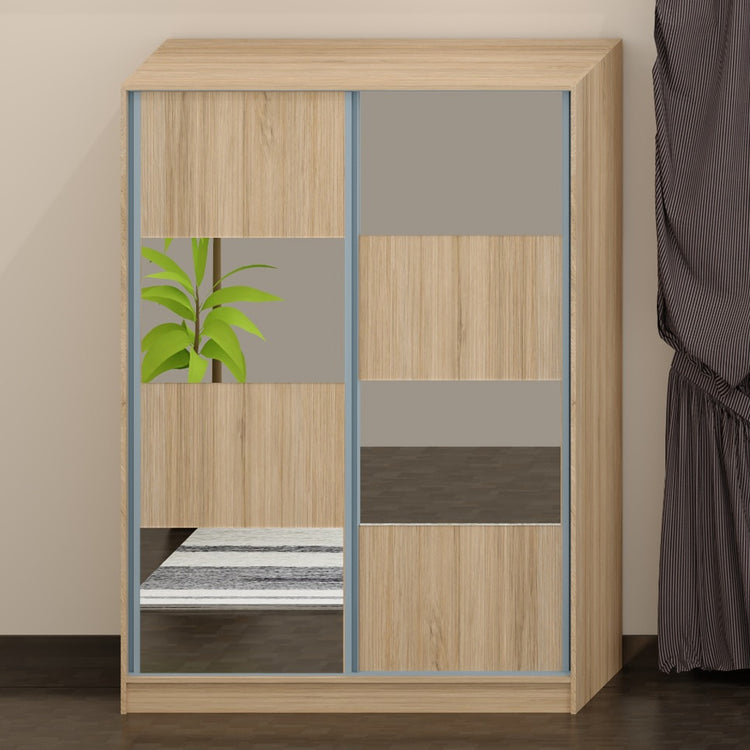 Dulap Domino, culoare sonoma, 146x60x203 cm - La Cucu