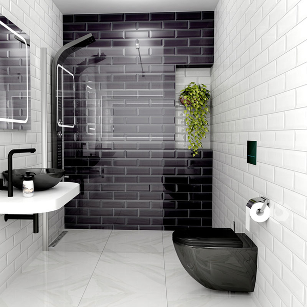 Paravan dus Walk-in 100cm, Profil Crom, sticla 8mm, tratament easy clean - La Cucu