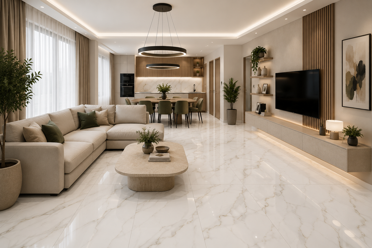 GRESIE ZENITH WHITE GLOSSY 60x120 1.44