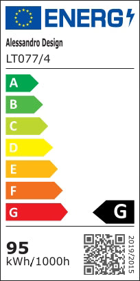 Lustra LED cu telecomanda si cristal NOVA RHOMBA RGB 95W, 4 Patrate, lumina Rece/Calda/Neutra, Dimabila, Crom Lucios