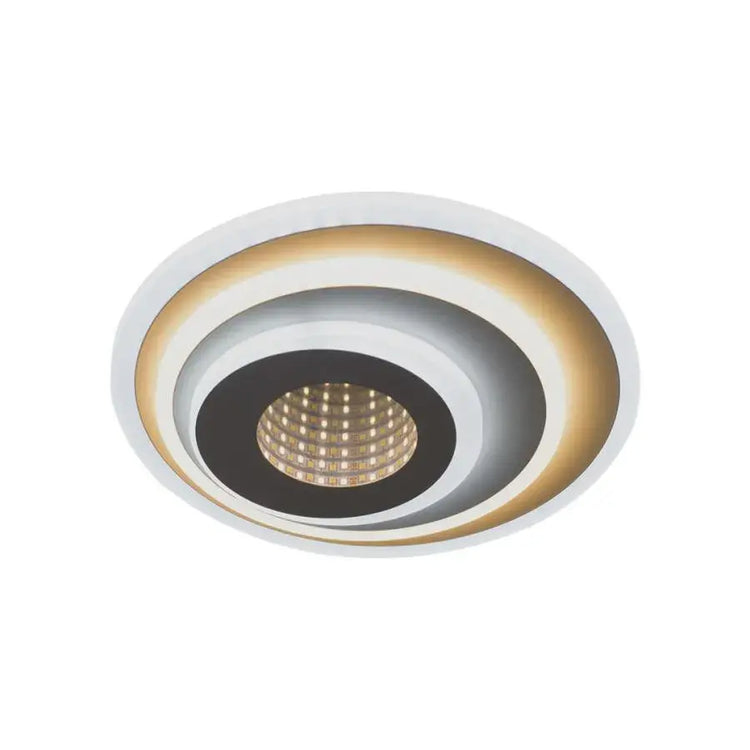 Lustra LED NEXA ROTUND 3D 38W, lumina Rece/Calda/Neutra, Alb