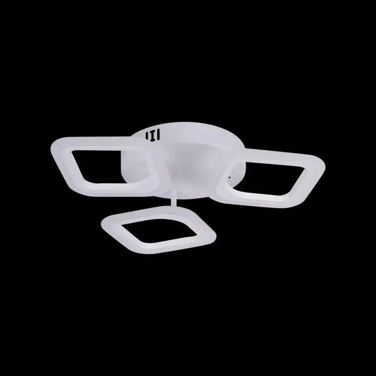 Lustra LED Erika 24W 3 Patrate Alb LL801/3WH