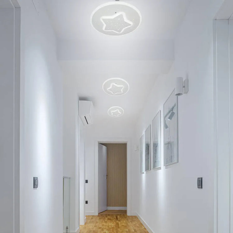 Lustra LED HEATH STEA, 30W, Diametru 20cm, lumina Neutra, Alb