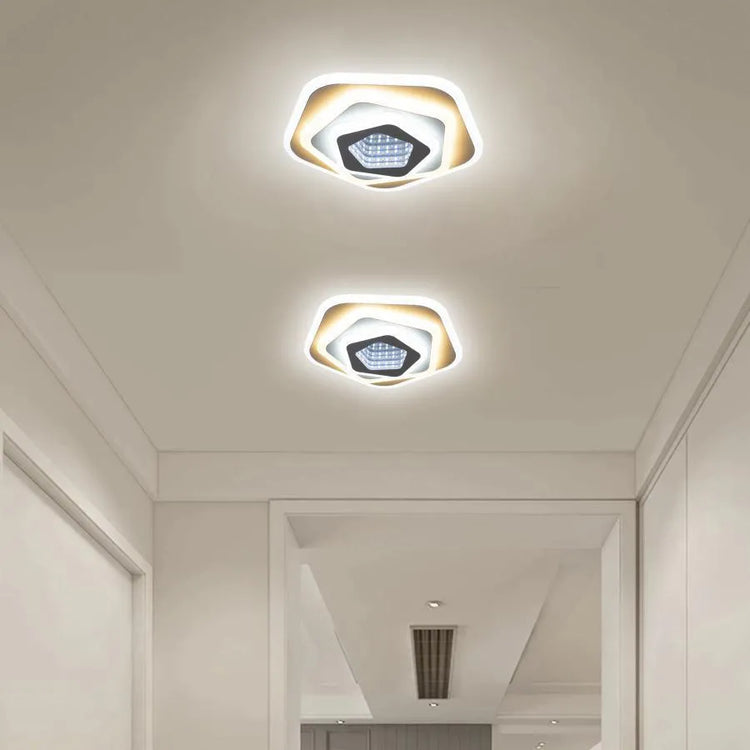 Lustra LED 3D Kerensa 36W Alb LL431/3D