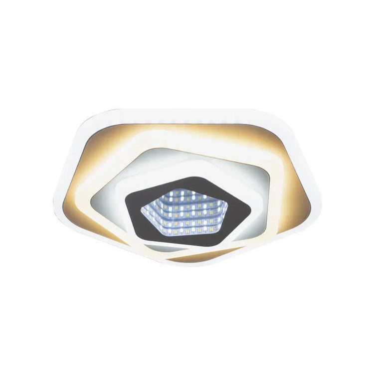 Lustra LED 3D Kerensa 36W Alb LL431/3D
