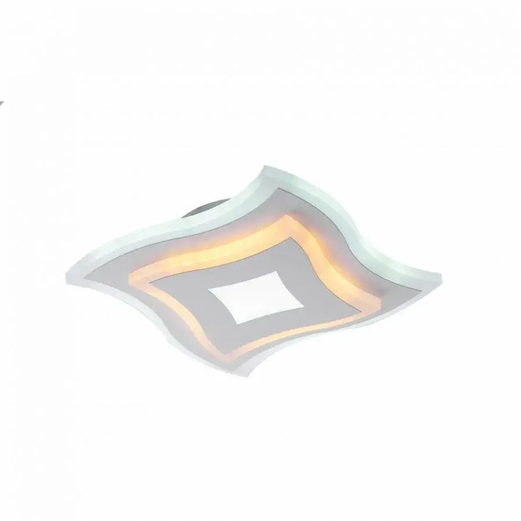 Lustră LED Stea, 12W, Lumina Rece/Calda/Neutra, Alb LL191WH