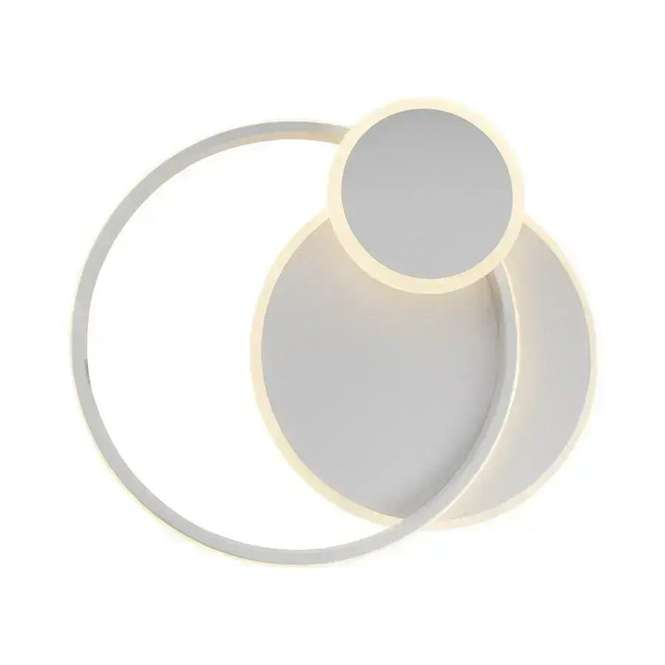 Lustra LED cu telecomanda SILVIAN, 58W, 3 Cercuri, lumina Rece/Calda/Neutra, Dimabila, Alb