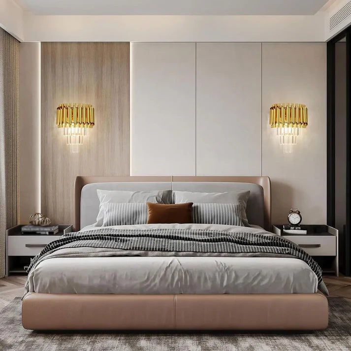 Aplica Candelabru Cristal VERSAILLES Piccolo, 2xE14, Auriu