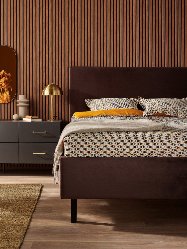 Panou riflaj LINERIO M-LINE MOCCA 2650 x 122 x 12 mm