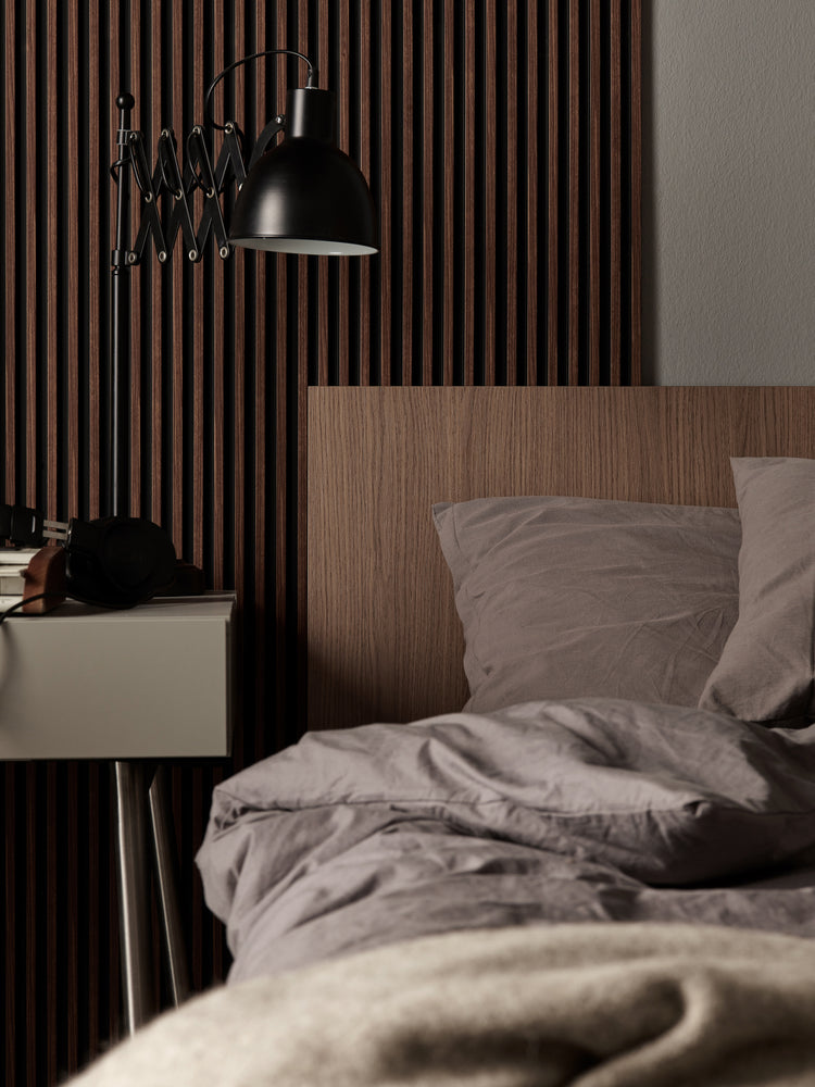 Panou riflaj LINERIO S-LINE MOCCA 2650 x 122 x 12 mm