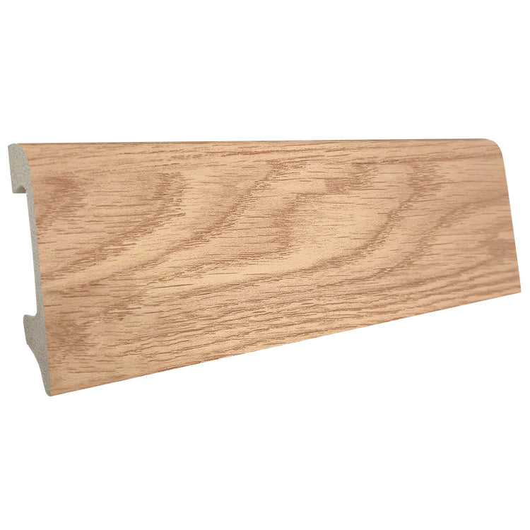 Plinta colorata polimer Stejar Deschis 80x14x2000mm QDB019