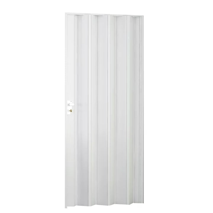 Usa plianta Tempo Line, 80x200cm, alb cu insertii gri
