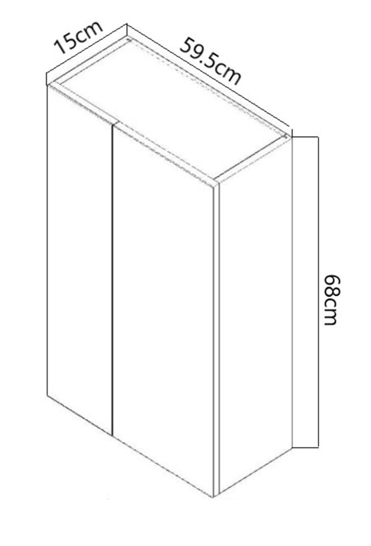 OGLINDA SERENA 60CM ALB - La Cucu